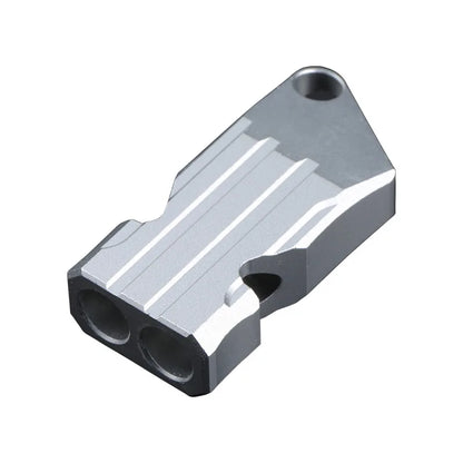Dual Audio Whistle in Aluminum Alloy for Survival and Outdoor Activities