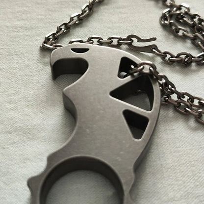 TC4 Titanium Knuckle Duster EDC Tool for Personal Security