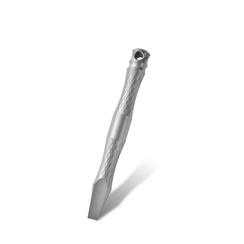 Titanium Alloy EDC Multi-tool with Pry Bar and Crowbar Features for Outdoors