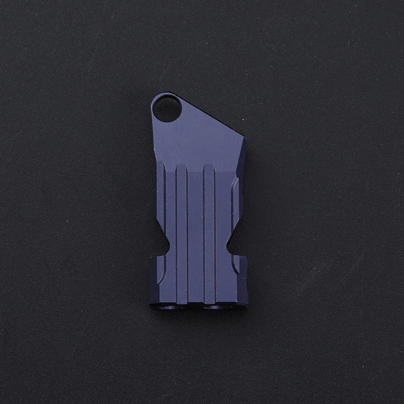 Dual Audio Whistle in Aluminum Alloy for Survival and Outdoor Activities