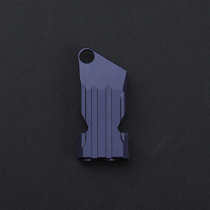 Dual Audio Whistle in Aluminum Alloy for Survival and Outdoor Activities