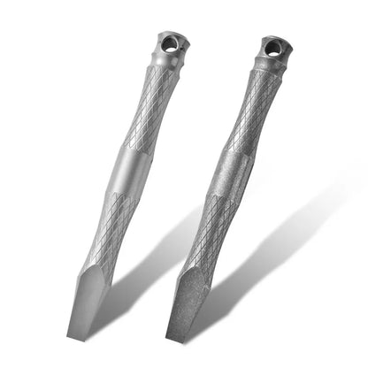 Titanium Alloy EDC Multi-tool with Pry Bar and Crowbar Features for Outdoors