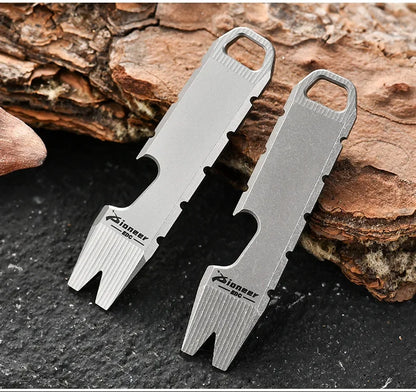 Portable Titanium Alloy EDC Hanging Accessory Mini Crowbar Opener