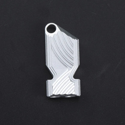 Dual Audio Whistle in Aluminum Alloy for Survival and Outdoor Activities
