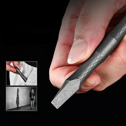 Titanium Alloy EDC Multi-tool with Pry Bar and Crowbar Features for Outdoors