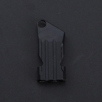 Dual Audio Whistle in Aluminum Alloy for Survival and Outdoor Activities