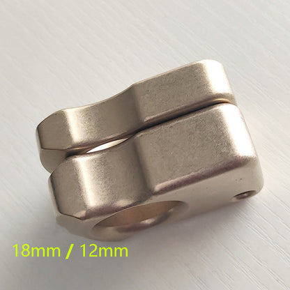 Single Finger Brass Knuckle Duster Multi-Use Defense Tool