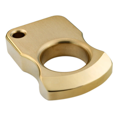 Single Finger Brass Knuckle Duster Multi-Use Defense Tool