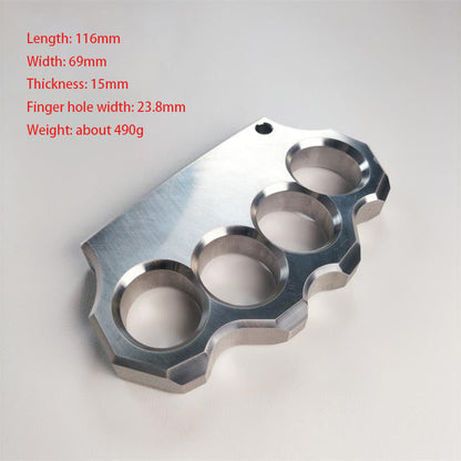 Stainless Steel Knuckle Duster for Training and Self-Defense
