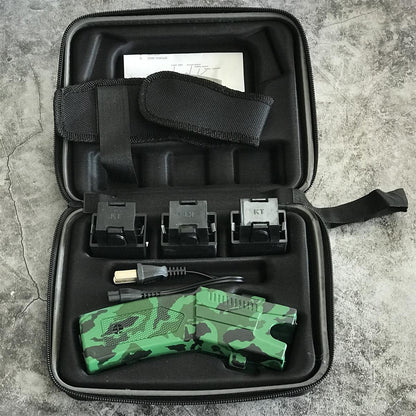 Portable Taser Self-Defense Baton with Safe Electric Shock