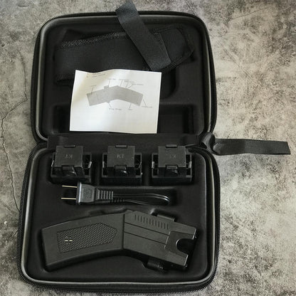 Portable Taser Self-Defense Baton with Safe Electric Shock