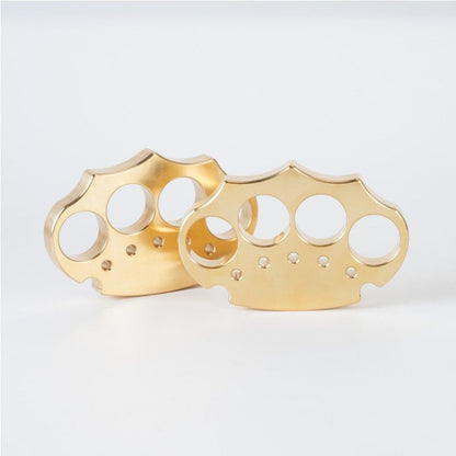 Thickened Brass Knuckle Duster for Self-Defense and Protection