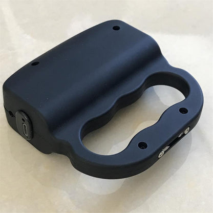 Mini Electric Stick with Three Finger Knuckle for Self-Protection