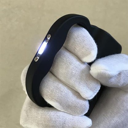 Mini Electric Stick with Three Finger Knuckle for Self-Protection
