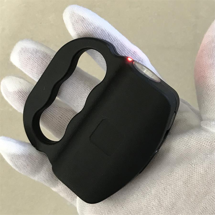 Mini Electric Stick with Three Finger Knuckle for Self-Protection