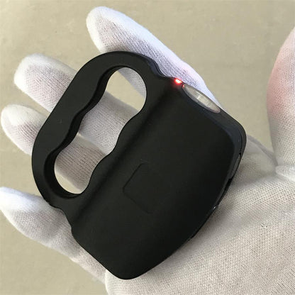 Mini Electric Stick with Three Finger Knuckle for Self-Protection