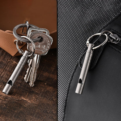 High Volume Titanium Whistle for Outdoor Use and Training