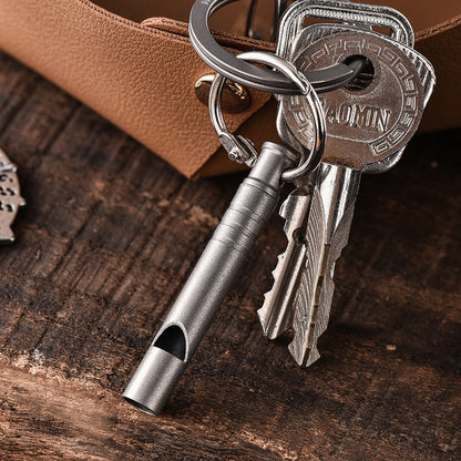 High Volume Titanium Whistle for Outdoor Use and Training