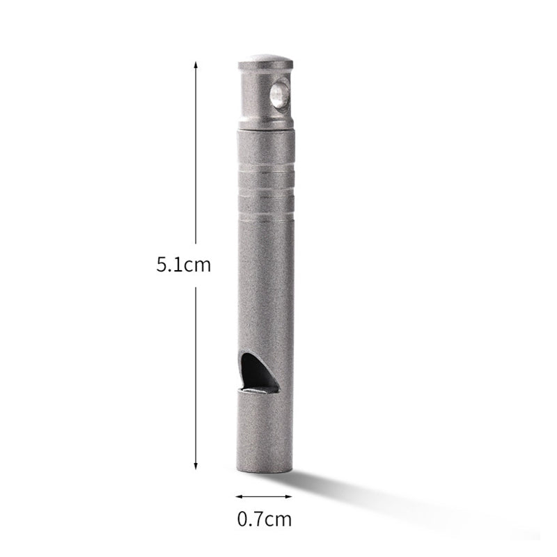 High Volume Titanium Whistle for Outdoor Use and Training