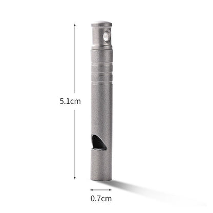 High Volume Titanium Whistle for Outdoor Use and Training