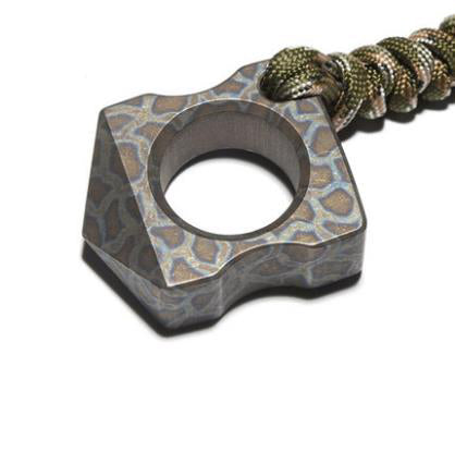 Titanium Knuckle Duster with Multiple Styles for Self Defense and Window Breaking
