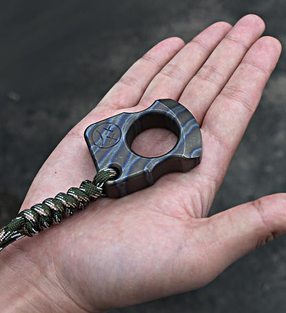 Titanium Knuckle Duster with Multiple Styles for Self Defense and Window Breaking