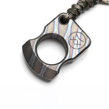Titanium Knuckle Duster with Multiple Styles for Self Defense and Window Breaking