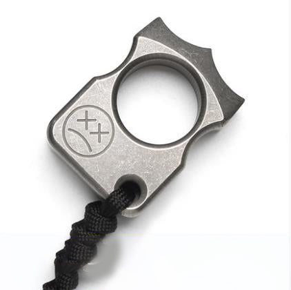Titanium Knuckle Duster with Multiple Styles for Self Defense and Window Breaking