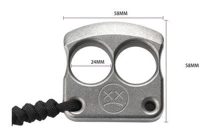 Titanium Knuckle Duster with Multiple Styles for Self Defense and Window Breaking