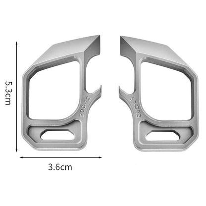 Titanium Knuckle Duster Guard with Integrated Bottle Opener