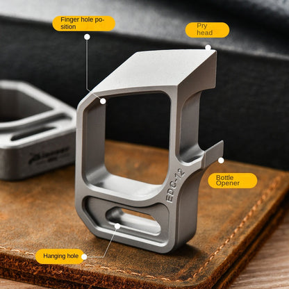 Titanium Knuckle Duster Guard with Integrated Bottle Opener