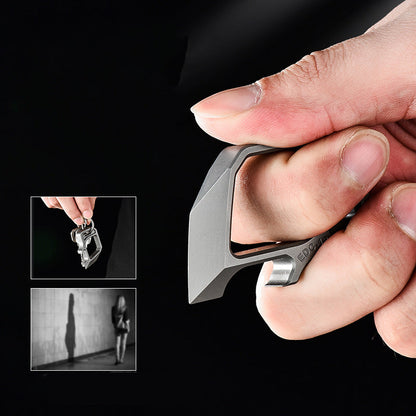 Titanium Knuckle Duster Guard with Integrated Bottle Opener