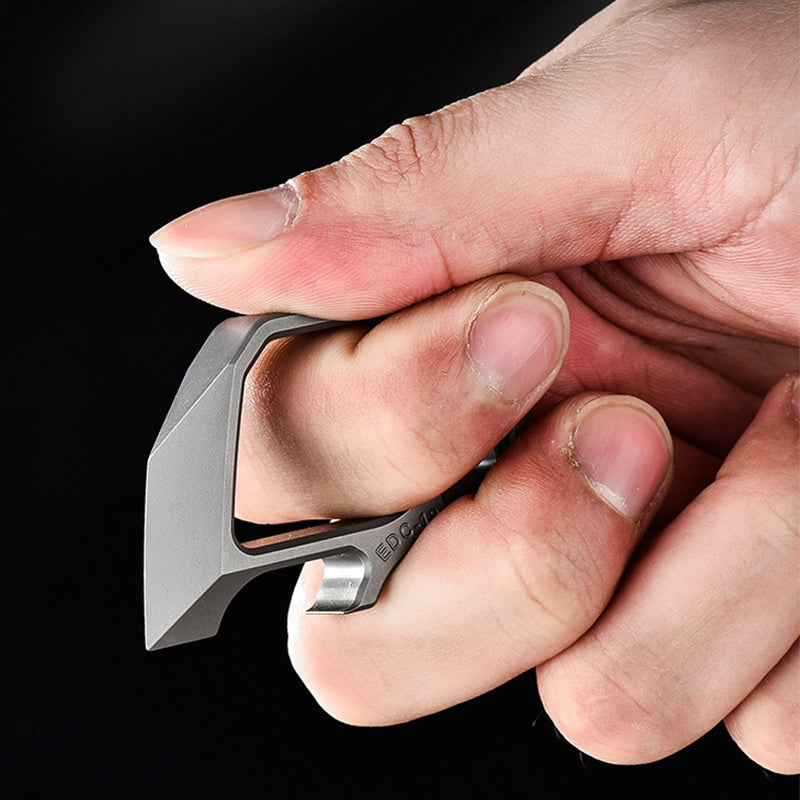 Titanium Knuckle Duster Guard with Integrated Bottle Opener