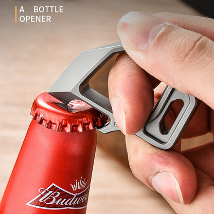 Titanium Knuckle Duster Guard with Integrated Bottle Opener