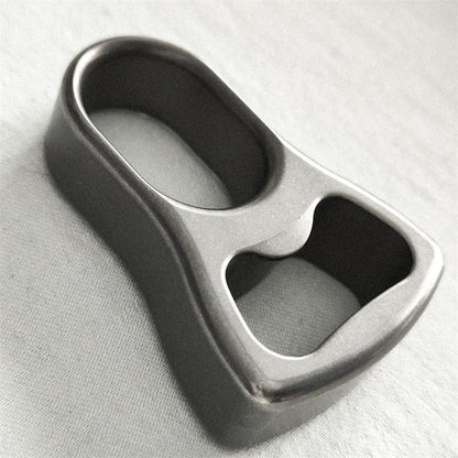Titanium Alloy Knuckle Duster Window Breaker Bottle Opener Self-Defense Gear