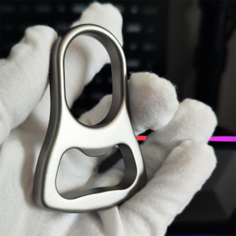Titanium Alloy Knuckle Duster Window Breaker Bottle Opener Self-Defense Gear