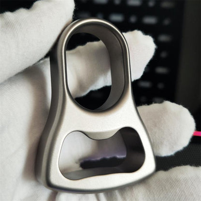 Titanium Alloy Knuckle Duster Window Breaker Bottle Opener Self-Defense Gear
