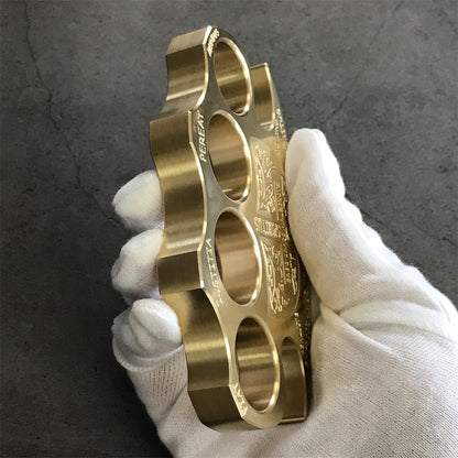 Brass Knuckle Duster Warrior Self Defense EDC Tool for Breaking Windows