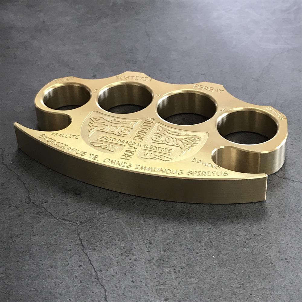 Brass Knuckle Duster Warrior Self Defense EDC Tool for Breaking Windows