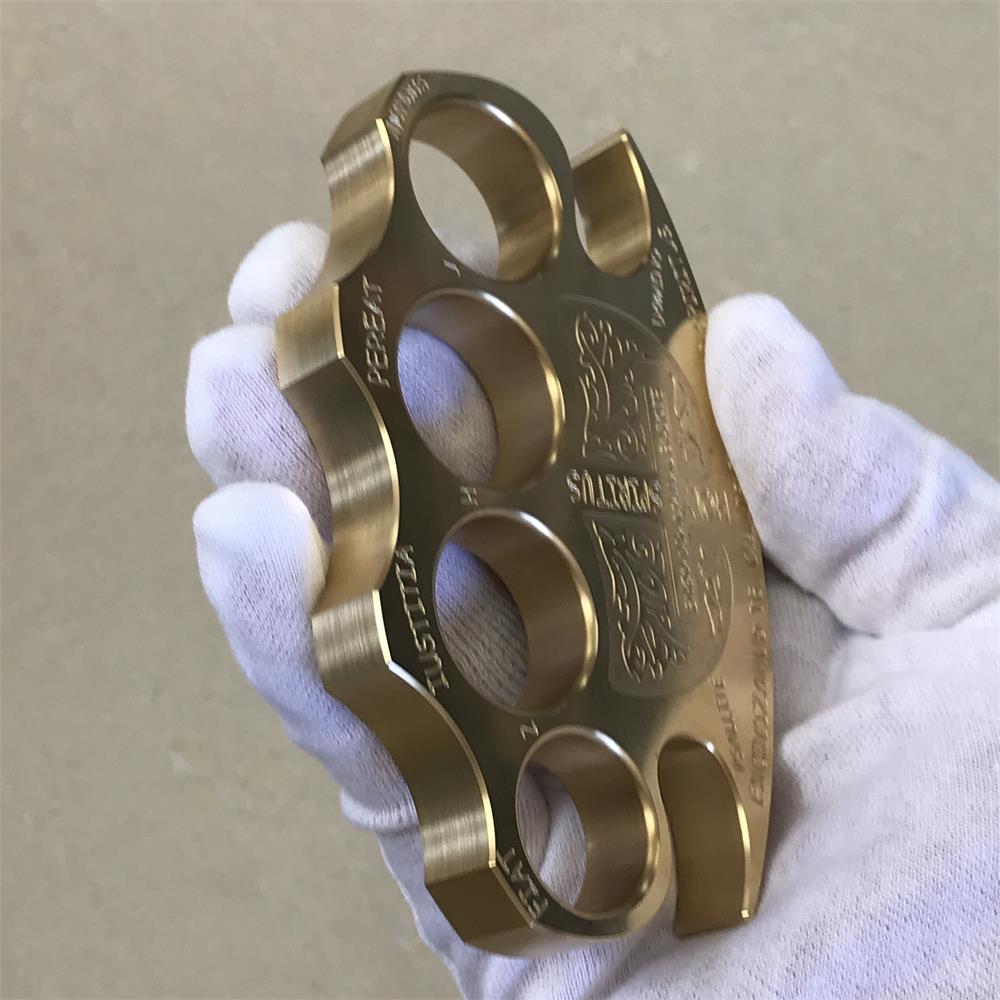Brass Knuckle Duster Warrior Self Defense EDC Tool for Breaking Windows