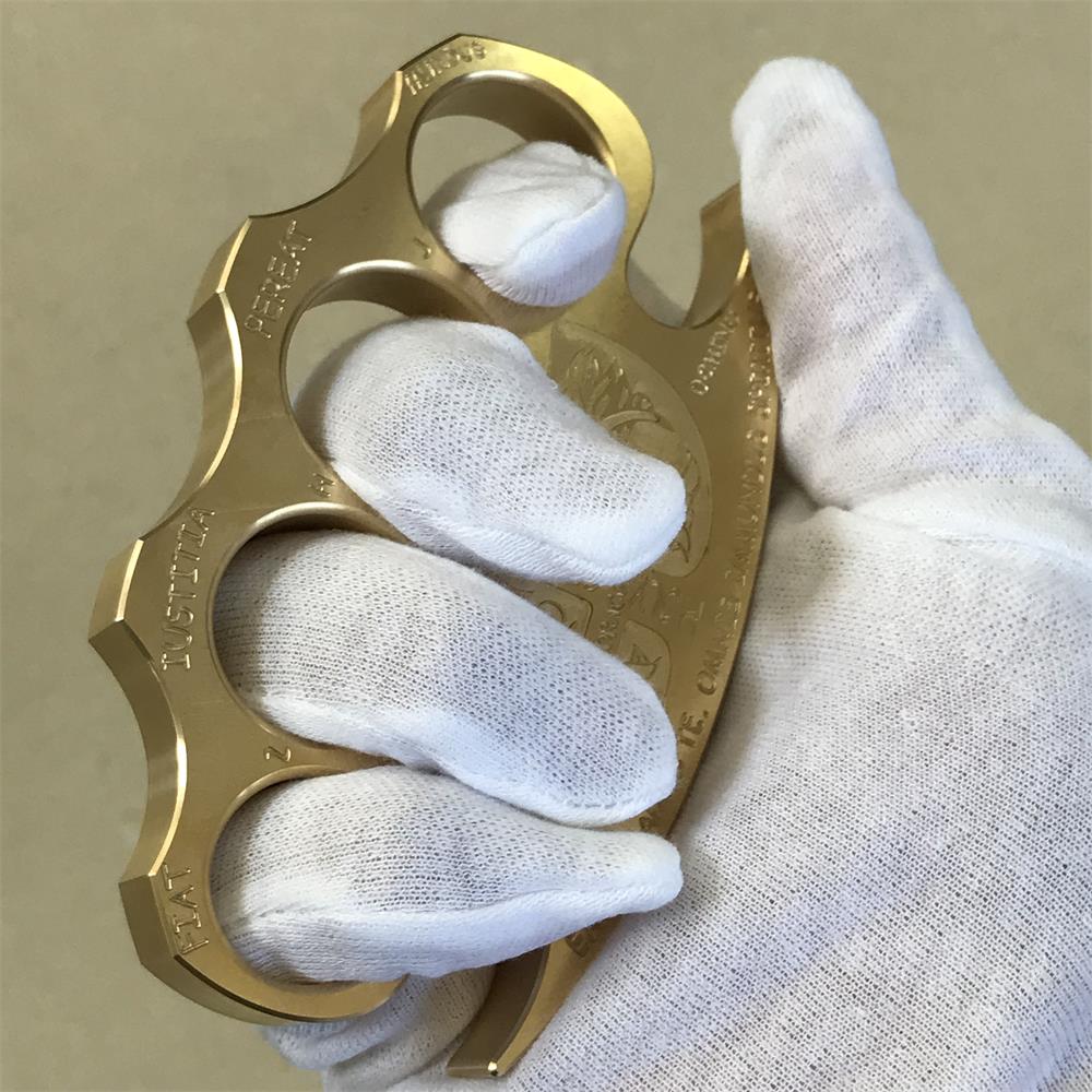 Brass Knuckle Duster Warrior Self Defense EDC Tool for Breaking Windows
