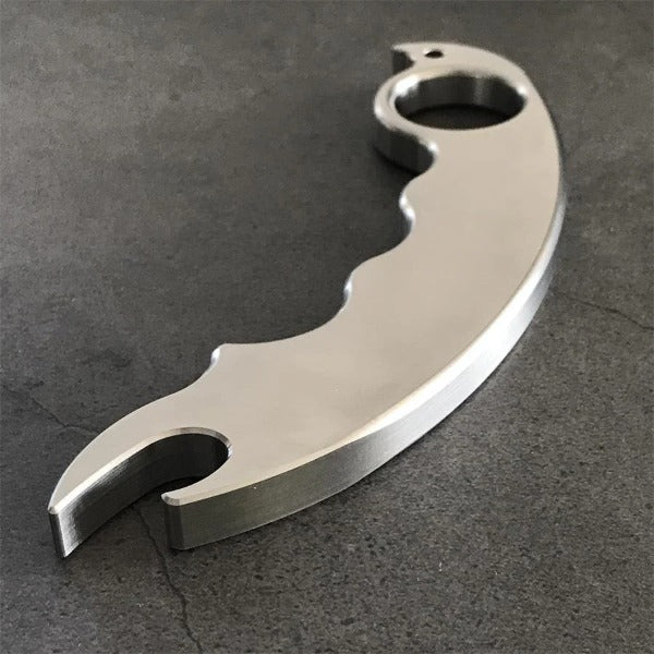 Solid Steel Multi-Tool for Self-Defense and Utility