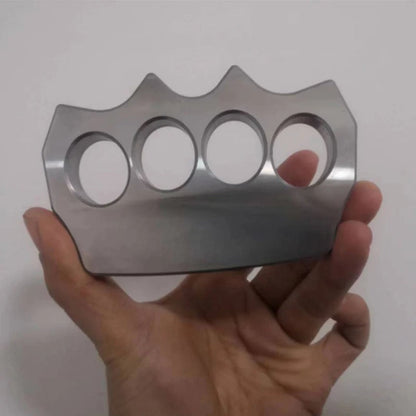 Solid Pure Steel Knuckle Duster for Tactical Self-Defense