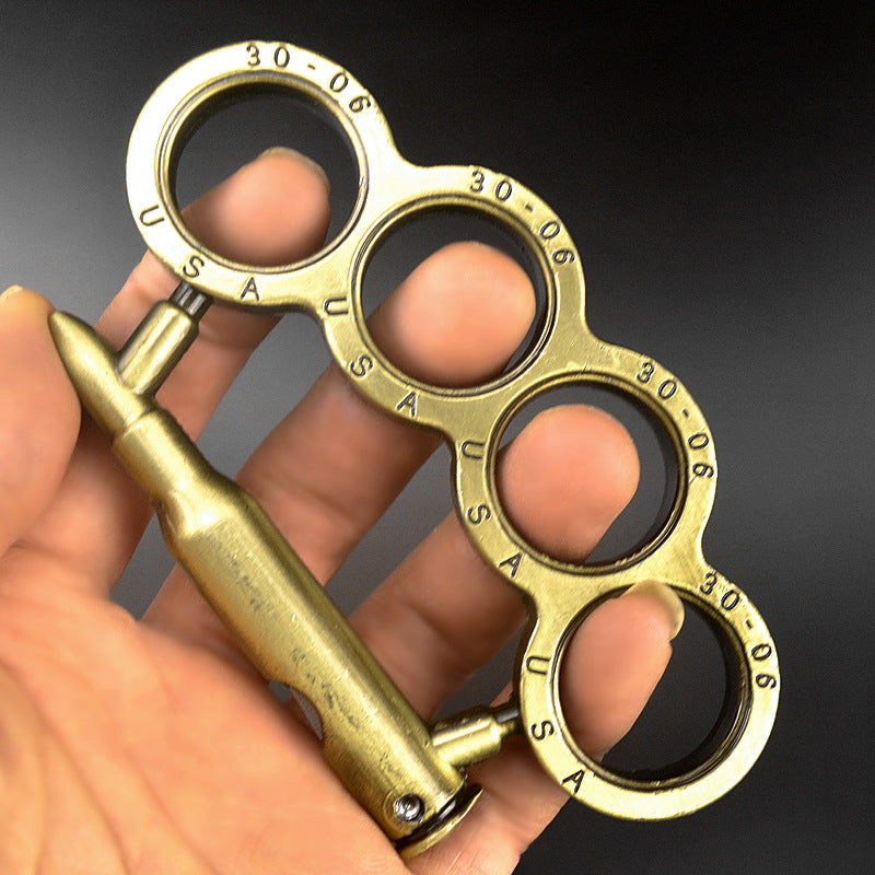 Metal Knuckle Duster Multifunctional Tool for Martial Arts Self-Defense
