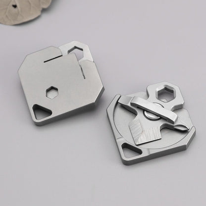 Mini Titanium Alloy Keychain Knife Multi Tool