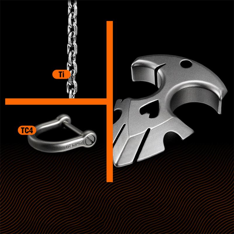 TC21 Titanium Knuckle Duster for Tactical Boxing and Personal Protection