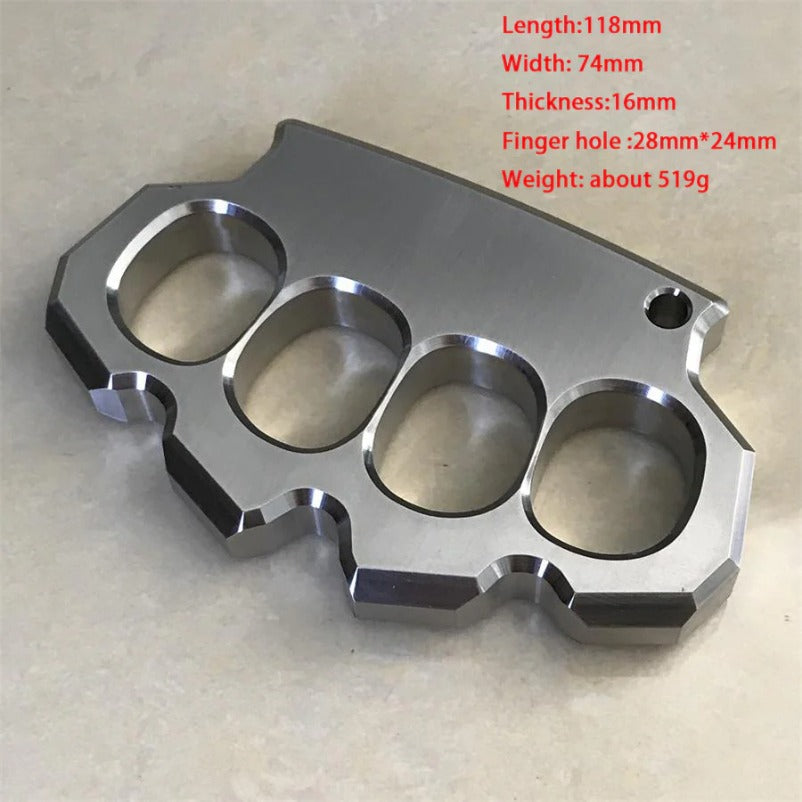 Stainless Steel Knuckle Duster for Training and Self-Defense