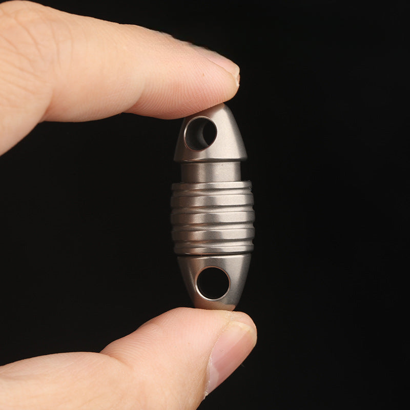 Titanium Swivel Hook Keychain with Multi Function Release