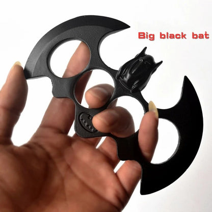 BatGuard Self-Defense Gear Featuring Metal Brass Knuckle Duster and Tiger Fist Buckle