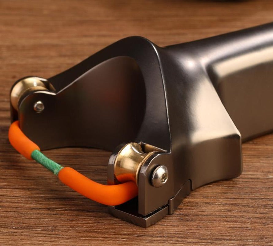 Aluminum Alloy PulseShot Slingshot Ideal for Shooting and Fishing